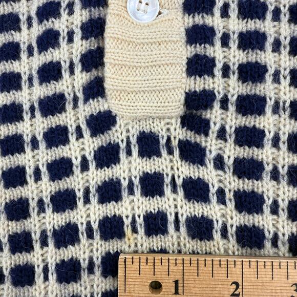 VTG SCHIATTI by Carroll Kid Tweed Sweater Womens Size XL Preppy Academia Wool - Picture 8 of 8